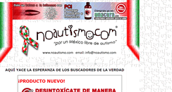 Desktop Screenshot of noautismo.com
